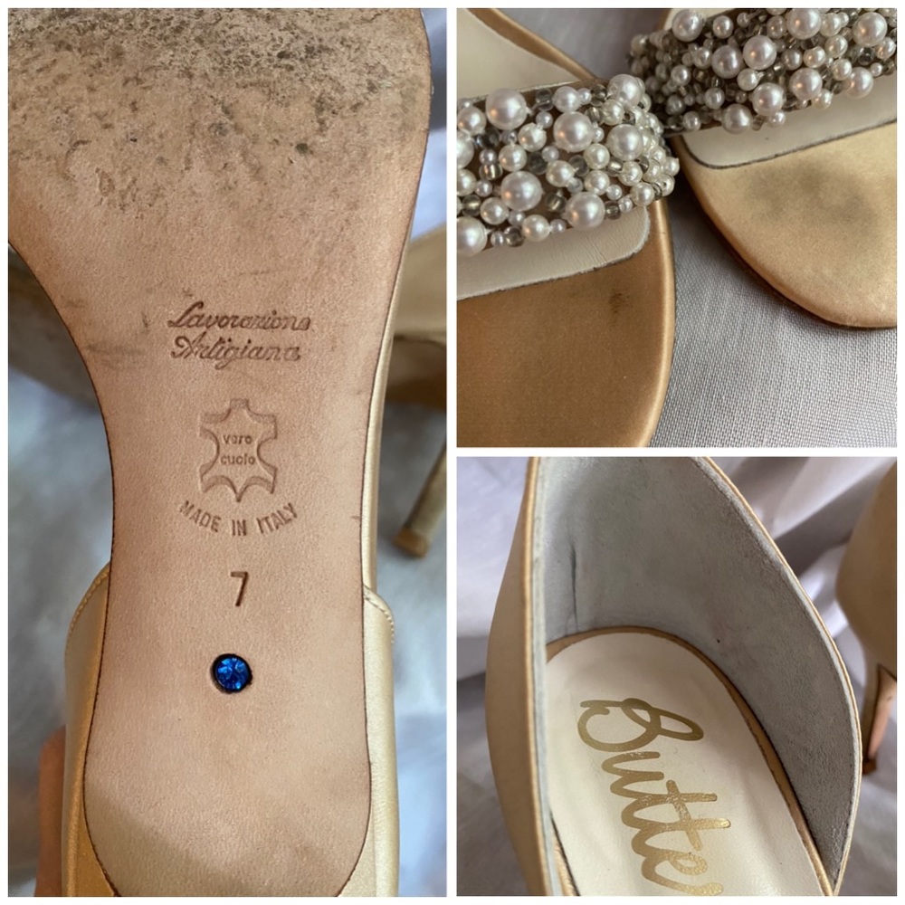 Butter Oyster Bed D’Orsays - Wedding Shoes - See all photos! - Picture 8 of 11